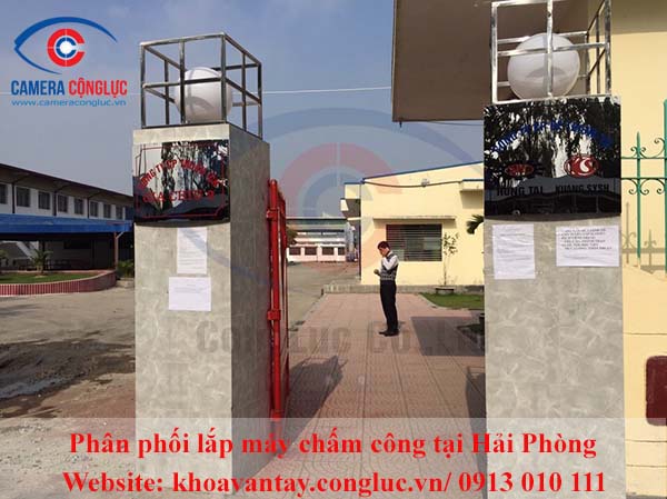 Lắp máy chấm công tại đường Phạm Văn Đồng, Hải Phòng, lap may cham cong tai duong Pham Van Dong, hai Phong