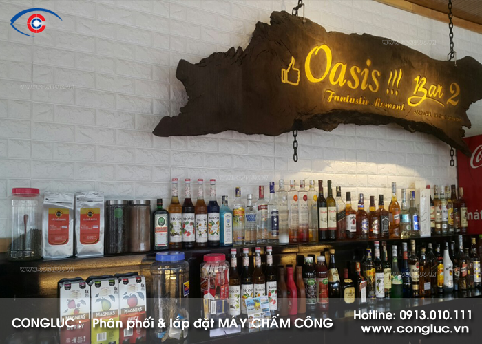 Dự án máy chấm công lắp cho nhà hàng Oasis Bar tại Cát Bà Hải Phòng