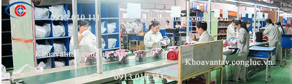 Lắp đặt máy chấm công tại Hồng Bàng công ty Vân Long