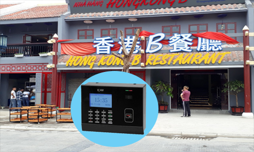 Lắp đặt máy chấm công cho nhà hàng Hồng Kông tại Bãi Cháy Quảng Ninh