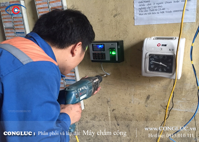 Lắp máy chấm công tại Xã Nhân Hòa, Huyện Vĩnh Bảo Hải Phòng