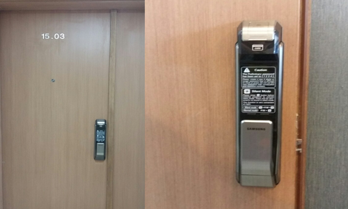 Lắp đặt khóa cửa vân tay tại tòa nhà SHP Hải Phòng - P1503