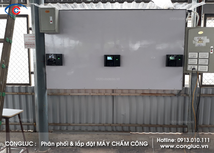 Lắp máy chấm công cho công ty LEO Việt Nam tại Kim Thành Hải Dương