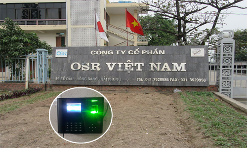 Lắp máy chấm công tại Sở Dầu Hải Phòng Công ty Cổ phần OSR Việt Nam