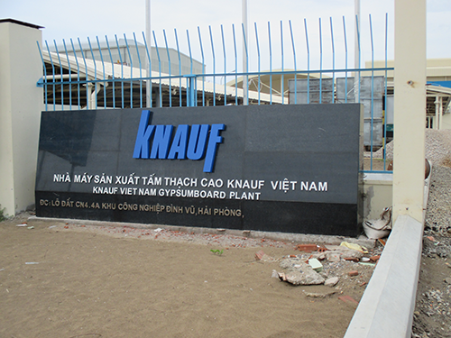 Lắp máy chấm công vân tay tại khu công nghiệp Đình Vũ – Công ty KnauF