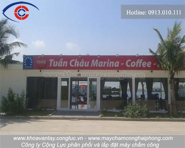 Lắp máy chấm công tại Quảng Ninh-Nhà hàng Tuần Châu Marina