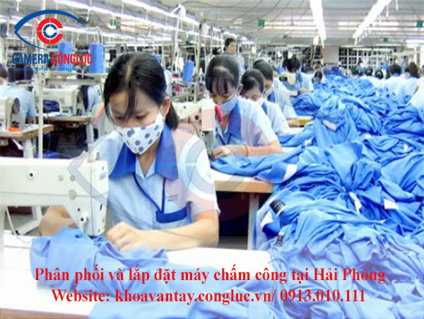 Lắp đặt máy chấm công tại KCN Nam Cầu Kiền. 0913010111