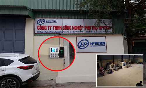 Triển khai hệ thống máy chấm công cho Công ty HPTECH tại An Dương Hải Phòng